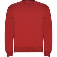 ROLY Men Clasica Crew Neck Sweatshirt in Red | Size: X-Small