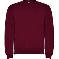 ROLY Men Clasica Crew Neck Sweatshirt in Dark Red | Size: Small