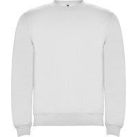 ROLY Men Clasica Crew Neck Sweatshirt in Off White | Size: Medium