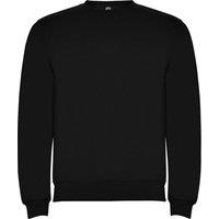 ROLY Men Clasica Crew Neck Sweatshirt in Black | Size: large