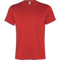 ROLY Men Slam Short-Sleeved Sports T-Shirt in Red | Size: 3X-Large