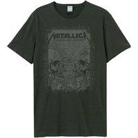Amplified Men The Black Album Metallica T-Shirt in Charcoal | Size: Small