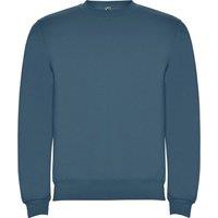 ROLY Men Clasica Crew Neck Sweatshirt in Mid Blue | Size: Small