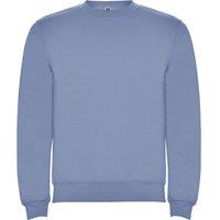ROLY Men Clasica Crew Neck Sweatshirt in Duck Egg Blue | Size: X-Small