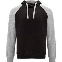 ROLY Men Badet Two Tone Hoodie in True Black | Size: X-Small