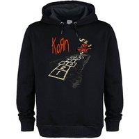 Amplified Men Follow The Leader Hopscotch Korn Hoodie in Black | Size: 2X-large
