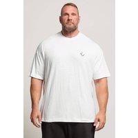 BadRhino Men 'Rest Day' T-Shirt in White | Size: 4X-Large