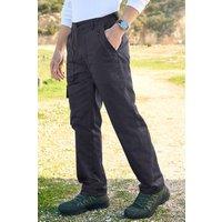 Cotton Traders Men Thermal Action Trousers in Dark Grey | Size: 46X-Large