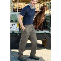 Cotton Traders Men Thermal Action Trousers in Dark Green | Size: 46X-Large