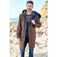Cotton Traders Men Lakeside Coat in Dark Brown | Size: 5X-Large