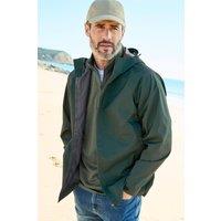 Cotton Traders Men Lightweight Waterproof Jacket in Khaki | Size: 2X-large