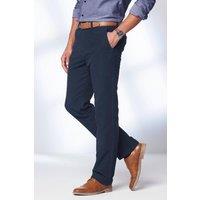 Cotton Traders Men Cotton Moleskin Comfort Trousers in Navy | Size: 42S