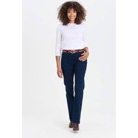 Cotton Traders Men Women's Coloured Jeans in Navy | Size: 14R