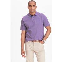 Cotton Traders Men Short Sleeve Polo Shirt in Purple | Size: 5X-Large
