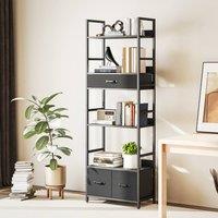 https://www.burton.co.uk/product/homcom-industrial-bookshelf-with-4-shelves-and-3-fabric-drawers-grey_p-18cbc80e-ea91-4488-bf06-6a526589de08?colour=Grey&size=One%20Size