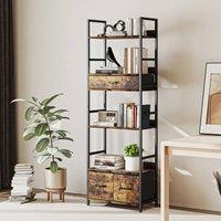 https://www.burton.co.uk/product/homcom-industrial-bookshelf-with-4-shelves-and-3-fabric-drawers-rustic-brown_p-8ed1ad17-fdb7-4b27-9bce-e41306e2e240?colour=Brown&size=One%20Size