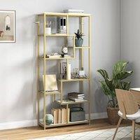https://www.burton.co.uk/product/homcom-modern-bookcase-7-tier-bookshelf-shelving-unit-white-gold-tone_p-261ef840-9667-4b8c-9460-f0b71592e693?colour=White&size=One%20Size