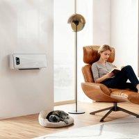 HOMCOM 2000W Space Heater with Fan, Wall Mounted Ceramic Electric Heater in White