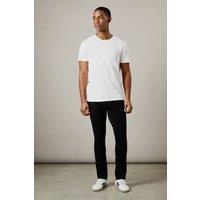 Mens Black Stretch Slim Fit Jeans - 32S