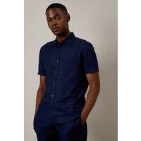 Burton Navy Shirt Mens Casual Shirts