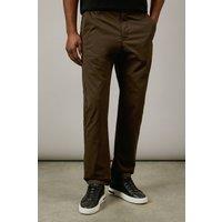 Mens Chocolate Slim Fit Chinos - 32S