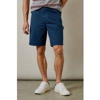 Mens Dark Blue Carpenter Shorts - 32