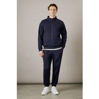 Mens Navy Jersey Joggers - S