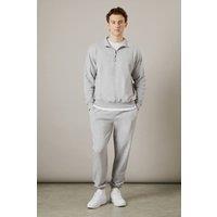 Mens Light Grey Jersey Joggers - Xl