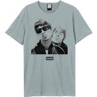 Amplified Men Boxed Oasis T-Shirt in Pale Blue | Size: Small