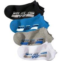 Atlas for Men Men Trainer Socks (Pack of 4) in Black | Size: 9-12