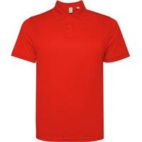 ROLY Men Tormo Short-Sleeved Polo Shirt in Red | Size: X-Large