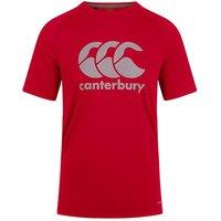 Canterbury Men Core Logo Vapodri T-Shirt in Red | Size: X-Small