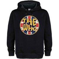 Amplified Men Union Jack Circle The Who Hoodie in Black | Size: X-Large