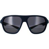 Polaroid Men Rectangle Matte Blue Blue Polarized PLD 2152/S