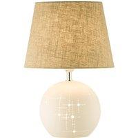 Belleek Living 'Orbit' Luminaire Lamp in White | Size: 17 inches