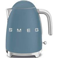 Smeg Kettle, 1.7L, 3000W, Fast Boil, Storm Blue, Stainless Steel KLF03SBMUK