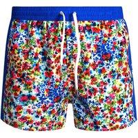 Dsquared2 Men Floral Design Blue Swim Shorts | Size: Medium