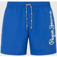 Debenhams Men Swim Logo Short Blue | Size: Small