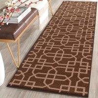 Smart Living Siam Heavy Duty Machine Washable Hallway Kitchen Non Slip Door Mat in Brown | Size: 50cm x 80cm