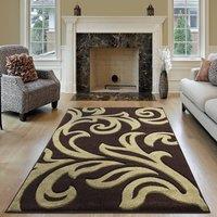 Smart Living Modern Hand Carved Soft Thick Area Rug - Florence in Green | Size: 60cm x 220cm