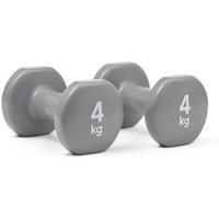 Reebok 4kg Dumbbells in Grey