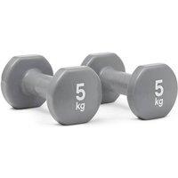 Reebok 5kg Dumbbells in Grey