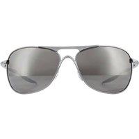 Oakley Men Aviator Lead Prizm Black Polarized Sunglasses in Grey