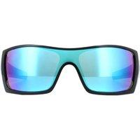 Oakley Men Shield Polished Black Prizm Sapphire Sunglasses