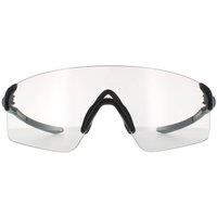 Oakley Men Rectangle Matte Black Clear Black Iridium Photochromic EVzero Blades Sunglasses