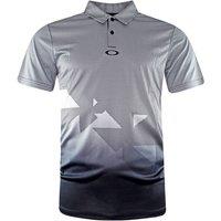 Oakley Men Short Sleeve Collared Light Grey Offset Urban Golf Polo Shirt | Size: Small