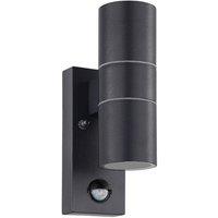 Eglo Riga 5 Metal IP44 Outdoor Wall Light 2 Light (Inclusive) in Black