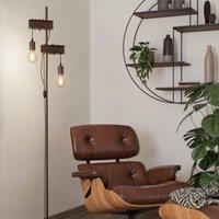 Eglo Townshend 4 Antique Brown Floor Light