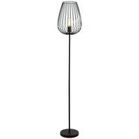 Eglo Newtown Metal Floor Lamp in Black