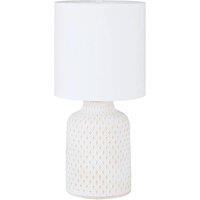Eglo Bellariva Ceramic And Fabric Table Lamp in Cream